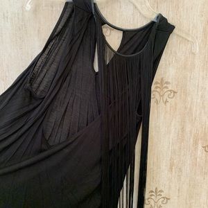 Open back with fringe tank